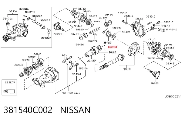  381540C002 Nissan/Infiniti