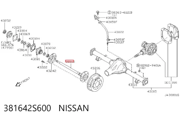  381642S600 Nissan/Infiniti