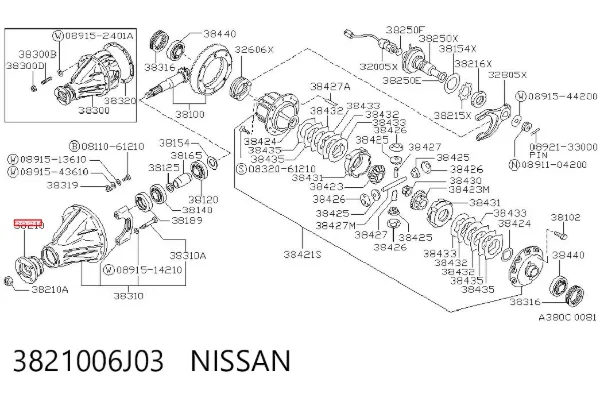  3821006J03 Nissan/Infiniti