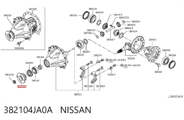  382104JA0A Nissan/Infiniti