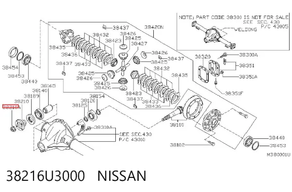  38216U3000 Nissan/Infiniti