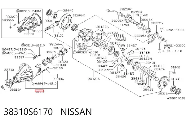  38310S6170 Nissan/Infiniti