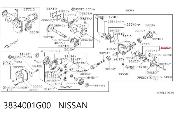  3834001G00 Nissan/Infiniti