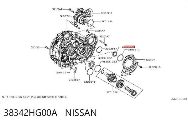  38342HG00A Nissan/Infiniti