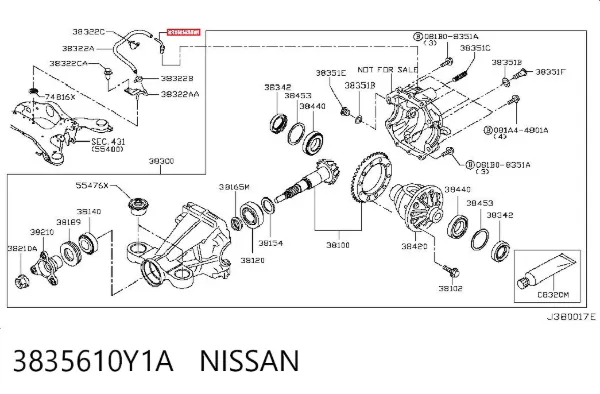  3835610Y1A Nissan/Infiniti