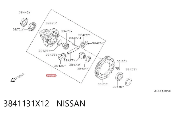  3841131X12 Nissan/Infiniti