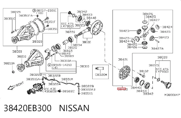  38420EB300 Nissan/Infiniti