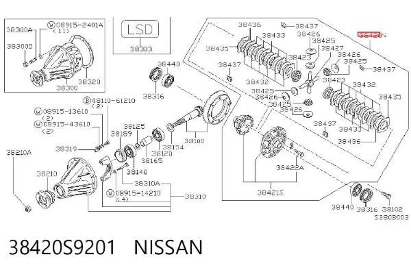  38420S9201 Nissan/Infiniti