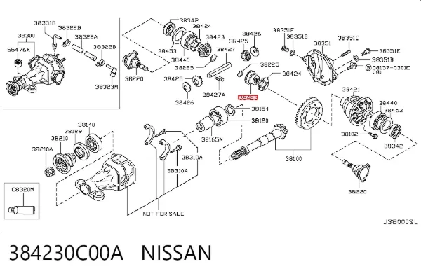  384230C00A Nissan/Infiniti