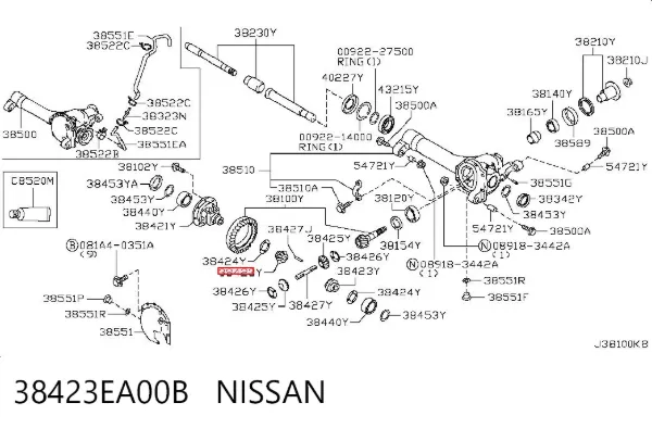  38423EA00B Nissan/Infiniti