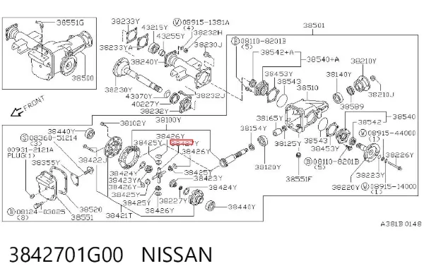  3842701G00 Nissan/Infiniti