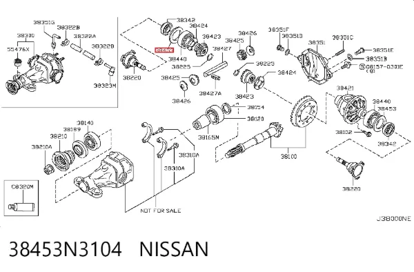  38453N3104 Nissan/Infiniti