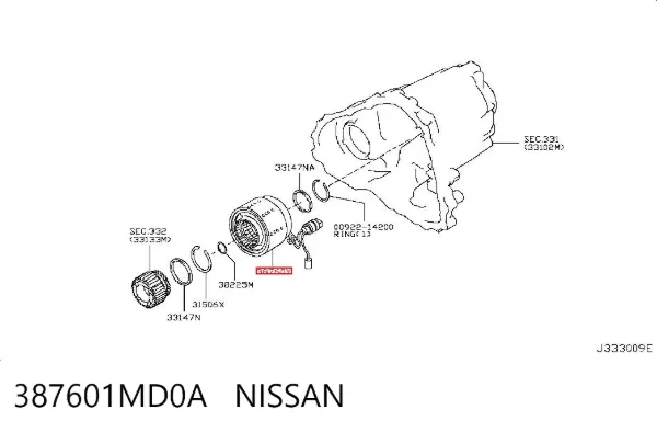 387601MD0A Nissan/Infiniti