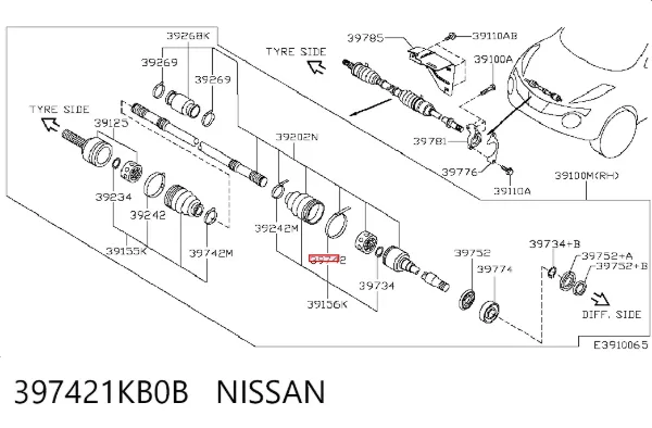  397421KB0B Nissan/Infiniti