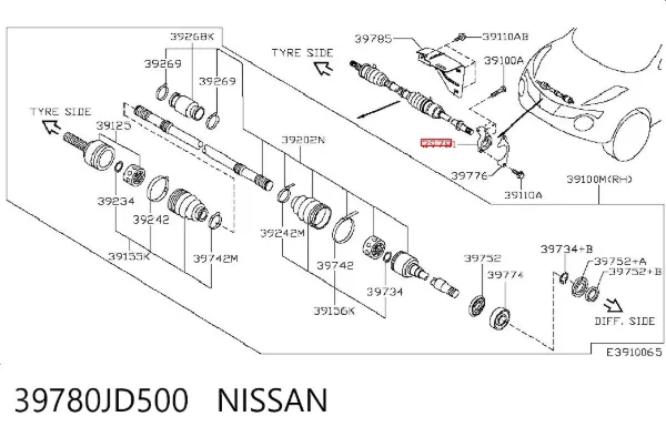  39780JD500 Nissan/Infiniti