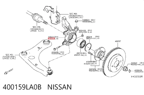  400159LA0B Nissan/Infiniti