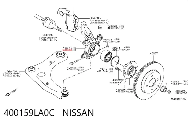  400159LA0C Nissan/Infiniti