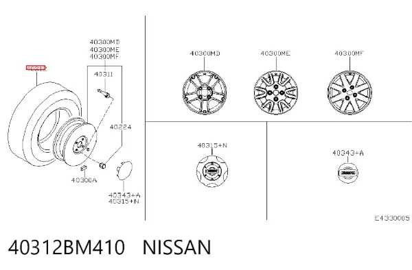 40312BM410 Nissan/Infiniti
