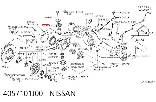  4057101J00 Nissan/Infiniti