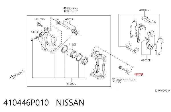  410446P010 Nissan/Infiniti