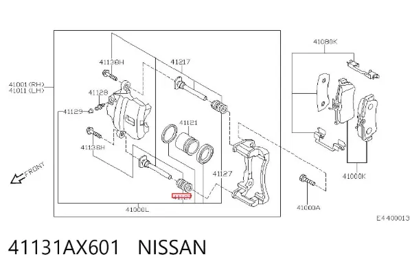  41131AX601 Nissan/Infiniti