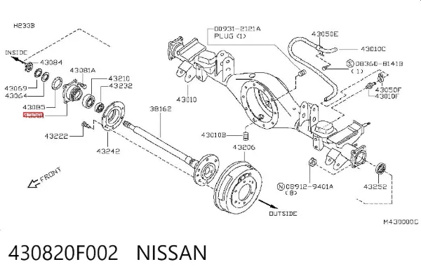  430820F002 Nissan/Infiniti
