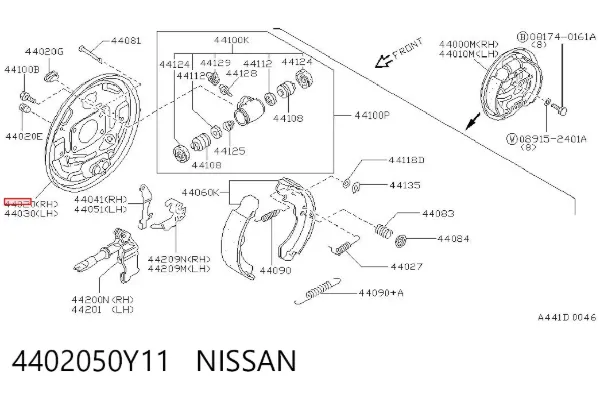  4402050Y11 Nissan/Infiniti