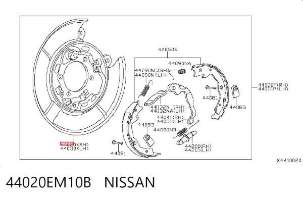  44020EM10B Nissan/Infiniti
