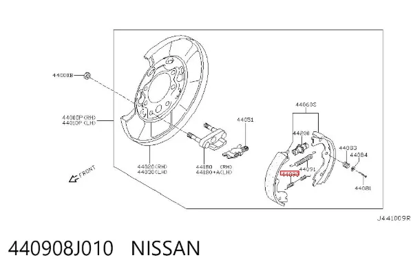  440908J010 Nissan/Infiniti