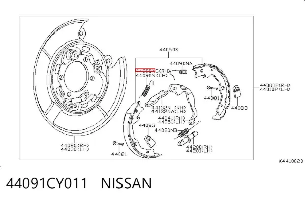  44091CY011 Nissan/Infiniti