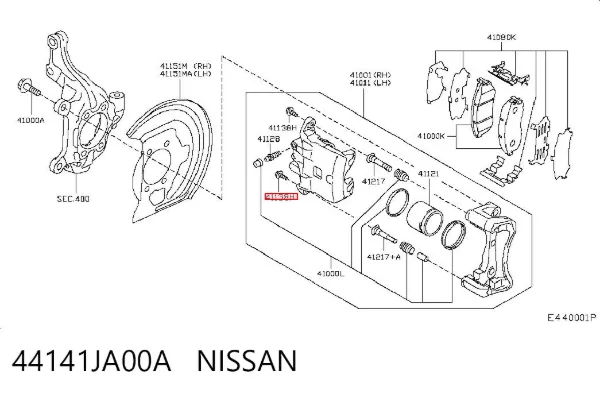  44141JA00A Nissan/Infiniti