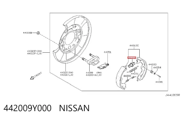  442009Y000 Nissan/Infiniti