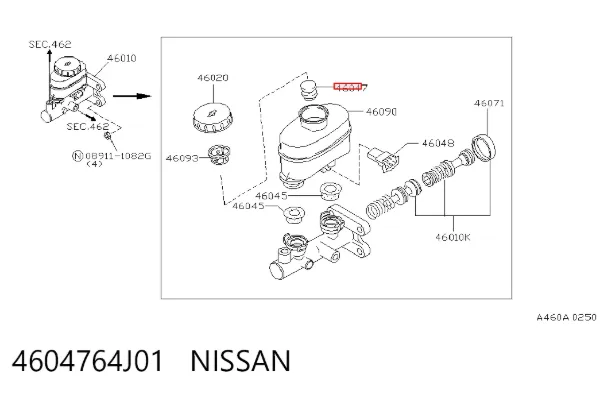  4604764J01 Nissan/Infiniti