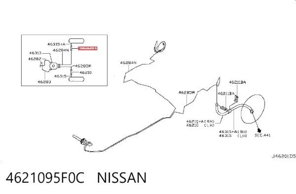  4621095F0C Nissan/Infiniti