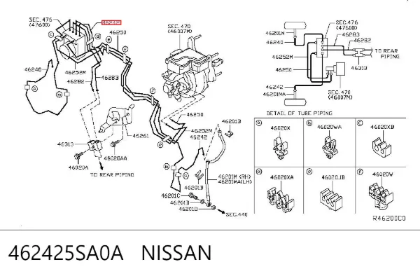  462425SA0A Nissan/Infiniti