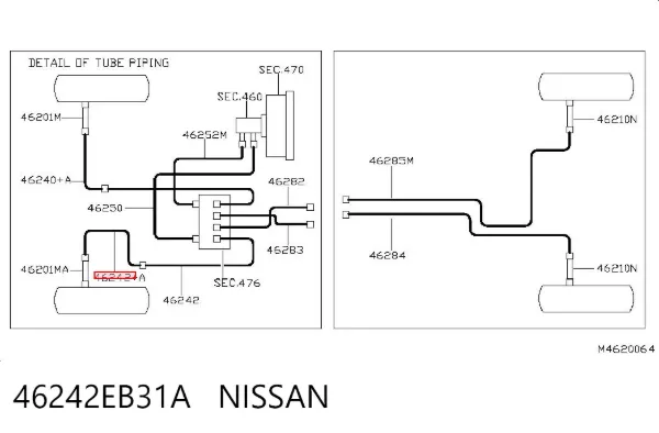  46242EB31A Nissan/Infiniti