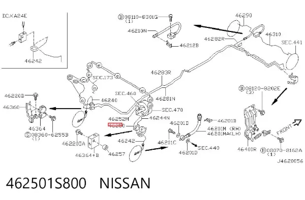  462501S800 Nissan/Infiniti