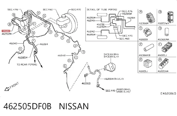  462505DF0B Nissan/Infiniti