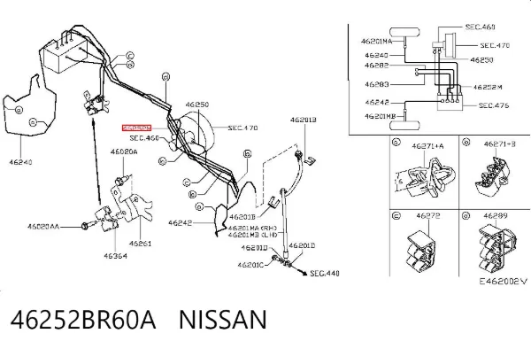  46252BR60A Nissan/Infiniti