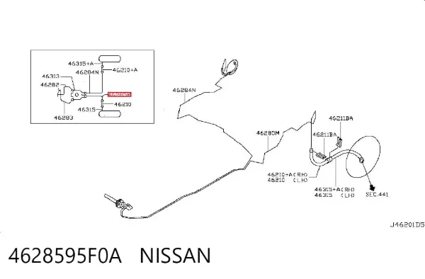  4628595F0A Nissan/Infiniti