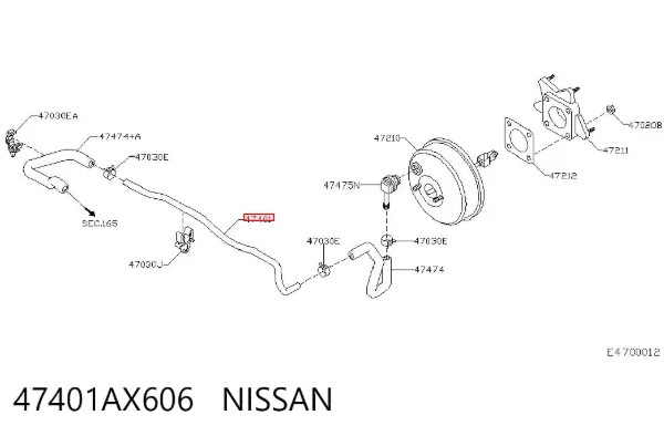  47401AX606 Nissan/Infiniti