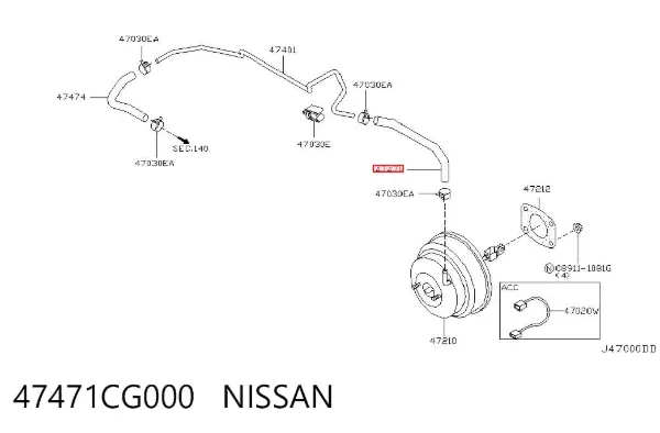  47471CG000 Nissan/Infiniti
