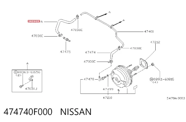  474740F000 Nissan/Infiniti