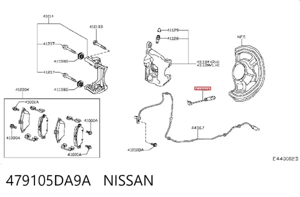  479105DA9A Nissan/Infiniti