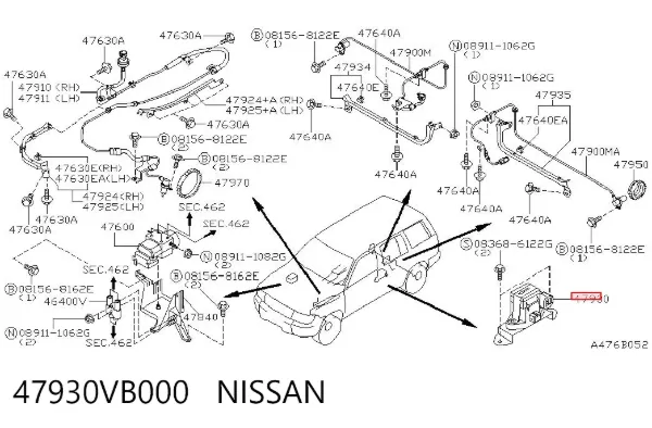  47930VB000 Nissan/Infiniti