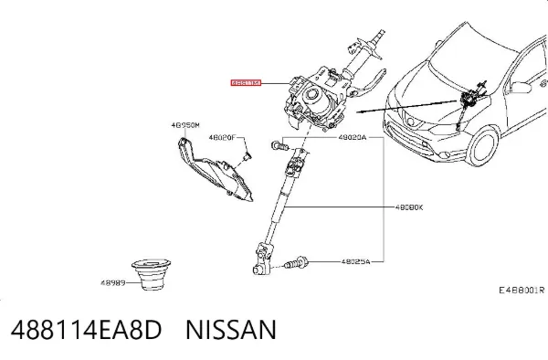 Рулевая колонка 488114EA8D Nissan/Infiniti