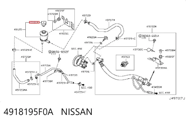  4918195F0A Nissan/Infiniti