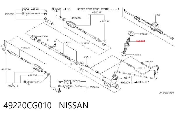  49220CG010 Nissan/Infiniti