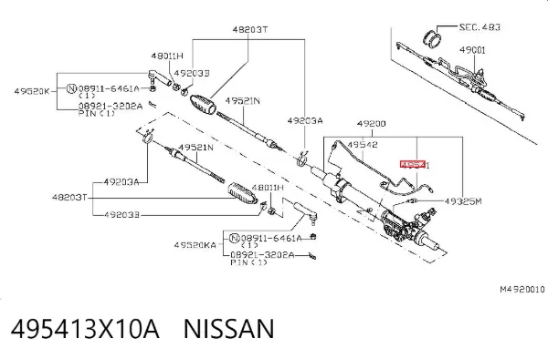  495413X10A Nissan/Infiniti