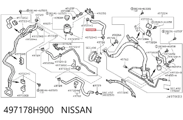  497178H900 Nissan/Infiniti